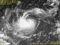Typhoon Wallpaper Image : Typhoon 200413 (RANANIM) : Typhoon RANANIM started to form spiral shape (0600 UTC)