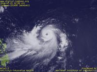 Typhoon Wallpaper Image : Typhoon 201408 (NEOGURI) : 太平洋上で大きく発達して、眼もはっきりしてきた台風201408号（11時JST）