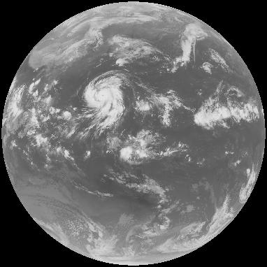気象衛星「ひまわり」赤外画像