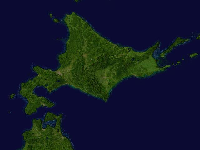 Blue Marble: Hokkaido Island