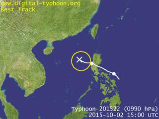 Typhoon 201522 : 2015-10-02 15:00 (UTC)